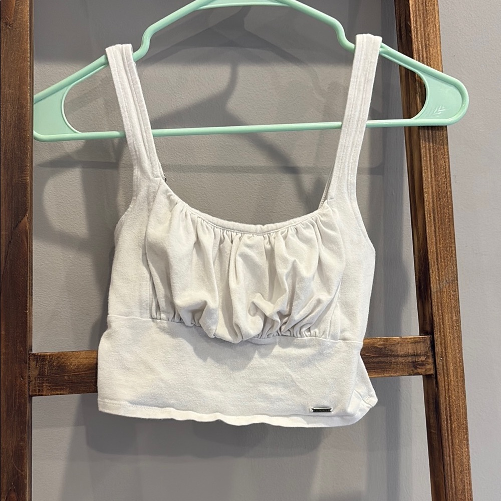 Hollister Cream Tank Top
